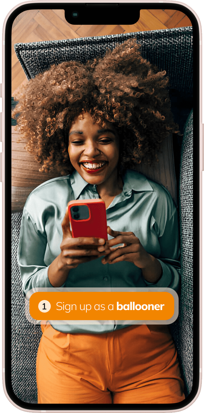 Step 1: signup as a Ballooner